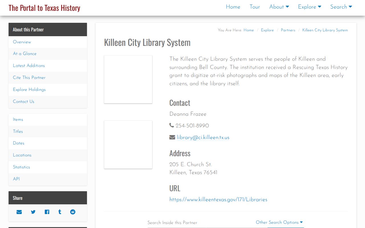 Fort Cavazos city directory context in the Killeen digitized history collection