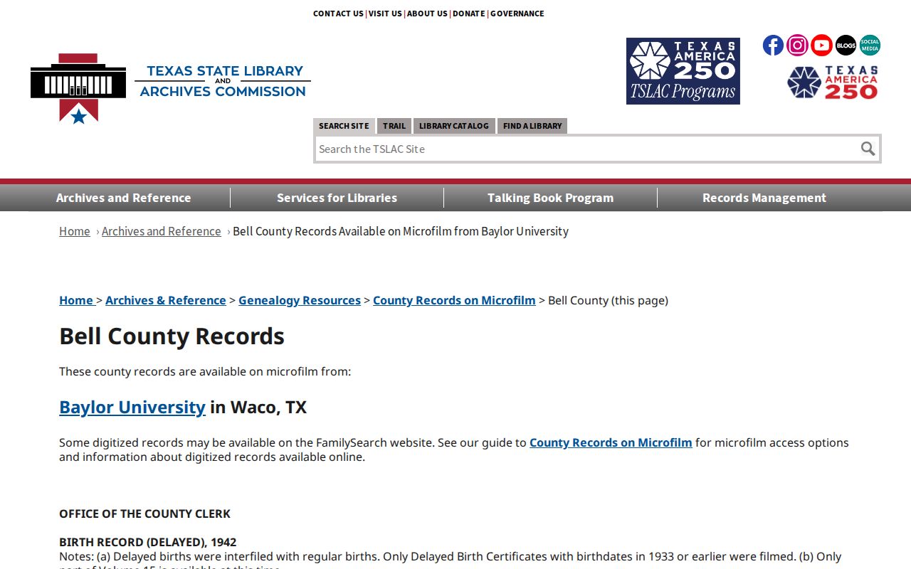 Fort Cavazos previous residents Bell County house-history archive inventory
